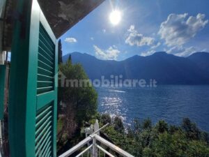 Nesso, apartment with garden and lake view